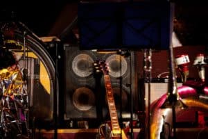 Amp and guitar