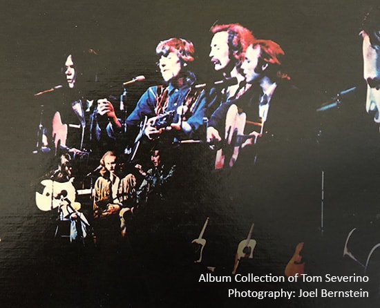 Crosby, Stills, Nash and Young on stage
