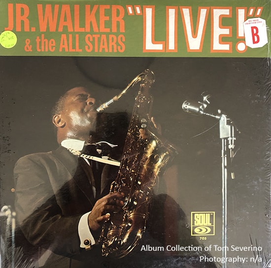 Junior Walker on stage