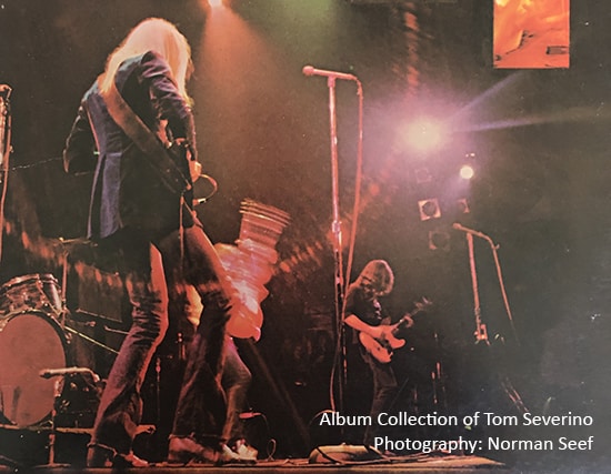 Johnny WInter on stage