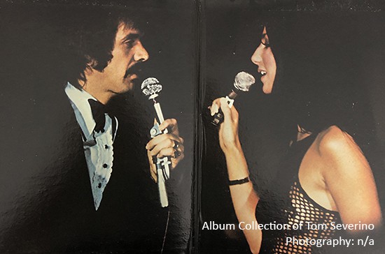 Sonny and Cher on stage