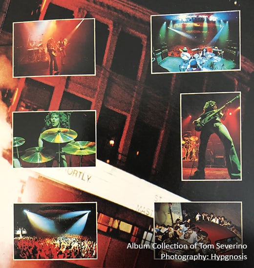 Status Quo on stage