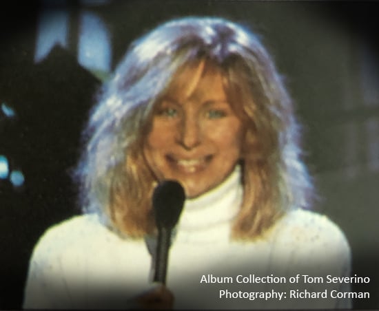 Streisand on stage
