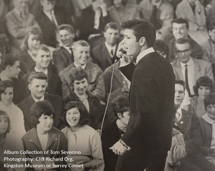 Cliff Richard on stage