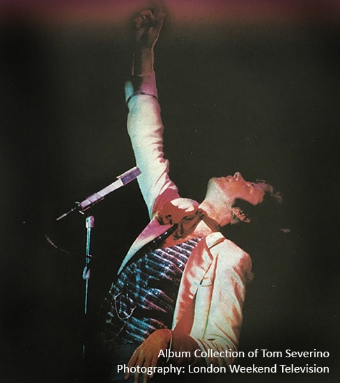 David Essex on stage