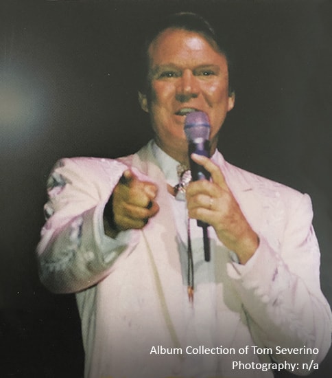 Glen Campbell on stage