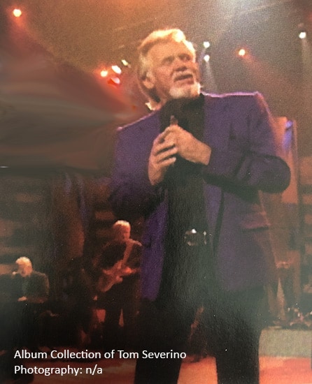Kenny Rogers on stage