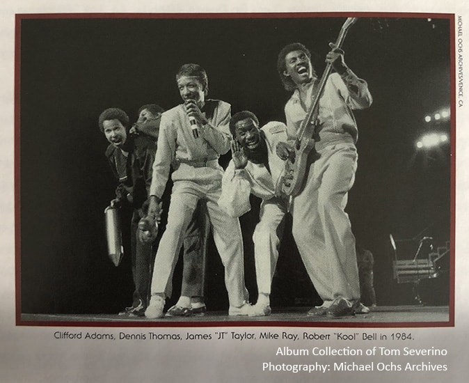 Kool and the Gang on stage