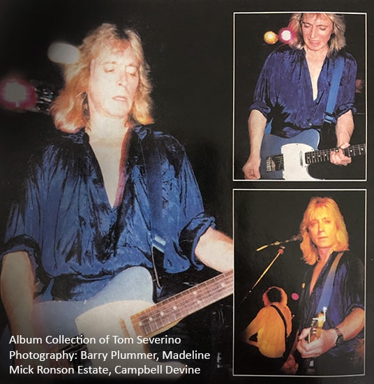 Mick Ronson on stage