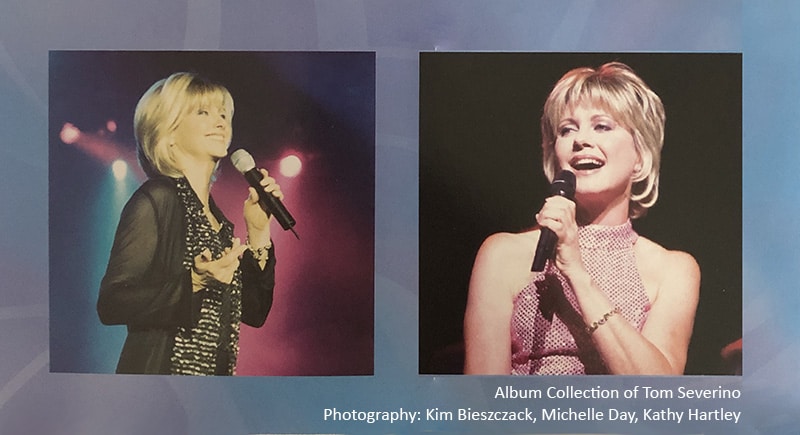 Olivia Newton John on stage