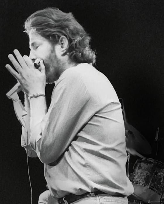 Paul Butterfield on stage