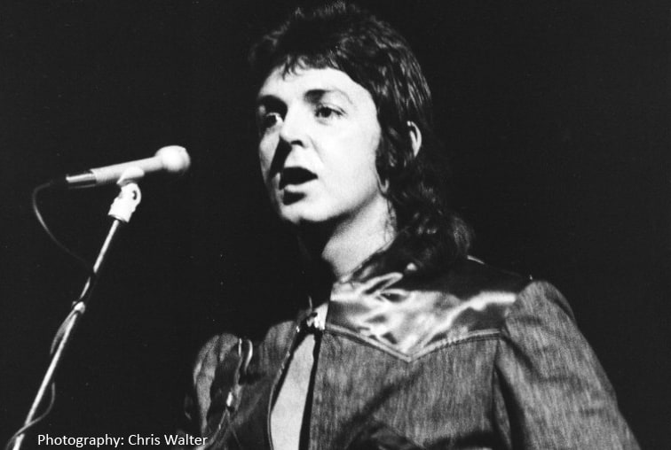 Paul McCartney on stage