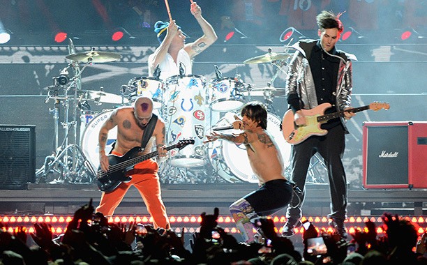 Red Hot Chili Peppers on stage
