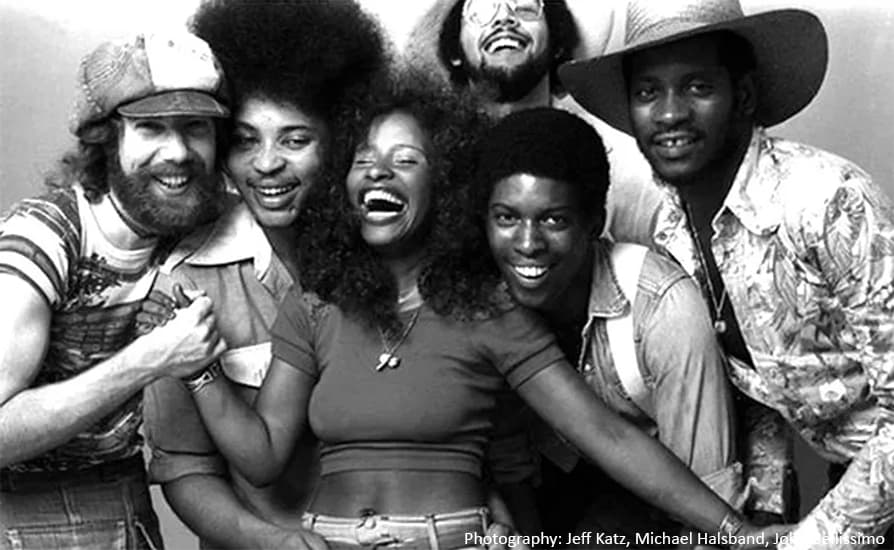 Rufus with Chaka Khan group photo