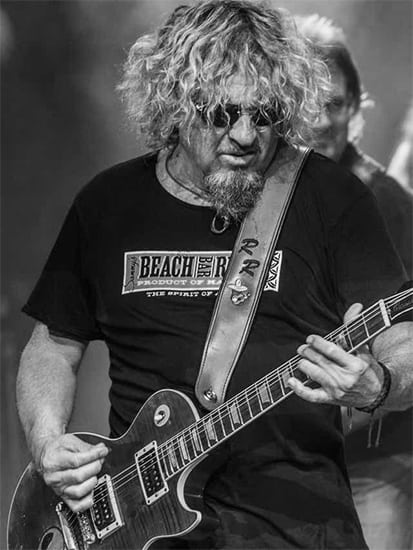 Sammy Hagar on stage