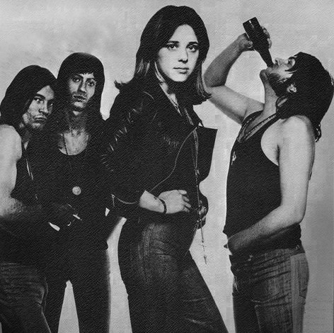 Suzi Quatro group photo
