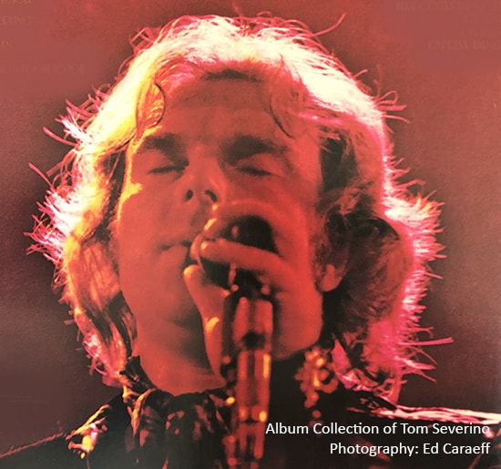 Van Morrison on stage