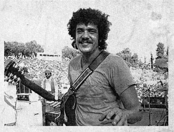Mike Bloomfield on stage