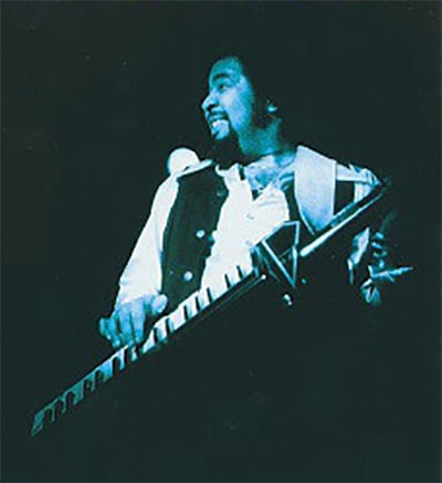 George Duke on stage