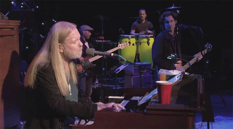Gregg Allman on stage